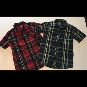 Tony Hawk Short Sleeve Button Down Shirts-Size M